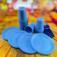 Kit Descartáveis Neon: Festa Completa! - imagem 2