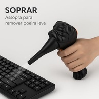 Mini Aspirador Portátil 4 em 1 YT-M2041: Limpeza Completa e Sem Fio com Design Bulldog! - imagem 5