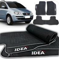 Jogo de Tapetes Automotivos Emborrachado para Fiat Idea 2006-2011 - Proteção Completa e Fácil Limpeza - imagem 1