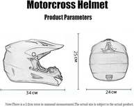 Capacete Infantil Motocross e Bicicleta BMX - Proteção Completa para Aventuras Offroad - imagem 3