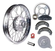 Roda Traseira Completa CG Fan 125 (2009-2018) - Pronta para Instalar! - imagem 1