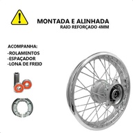 Roda Traseira Raiada Completa Bros 125/150/160 (4mm) + Lona e Rolamento - Pronta para Instalar! - imagem 4