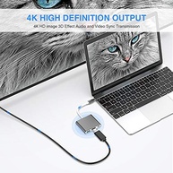 Adaptador Dex Para Samsung Usb 3.1 Tipo C Hub Thunderbolt 3.0 X Hdmi Usb 3 4k Prata - CompleteStore® - imagem 3