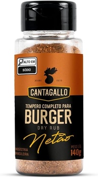 Tempero Completo Para Hambúrguer CantaGallo 140g Pote - imagem 1