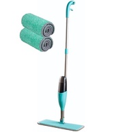 Mop Spray 3 em 1 com Reservatório 400ml - Kit Completo com 2 Refis de Microfibra | Lava, Enxágua e Seca Pisos e Azulejos - imagem 2