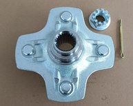 Cubo de Roda Traseiro Esquerdo para Honda TRX 420, 500 e 520 Rancher - Completo com Porcas! - imagem 1