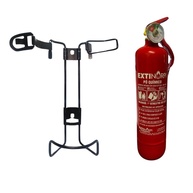 Kit Completo - Extintor Pó 1kg Fino Com Suporte Veicular - imagem 1