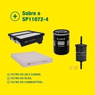 Kit Completo de Filtros MANN-FILTER para Honda City e Fit - Ar, Óleo, Combustível e Cabine (SP11072-4) - imagem 4