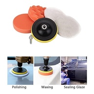 Kit Completo de Almofadas de Polimento para Carro - 6 Peças com Lã, Espuma e Adaptador - imagem 5