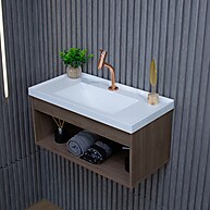 Gabinete de Banheiro 60cm Livorno: Moderno e Completo - imagem 2