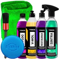 Kit Completo Vonixx: Sintra Fast, V-Mol, Restaurax, V-Floc + Acessórios Karbox para Detalhamento Automotivo - imagem 2