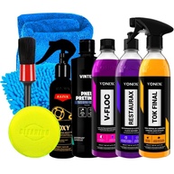 Kit Completo Lavagem e Detalhamento Moto Vonixx Tok Final, V-Floc, Restaurax, Pretinho e Mais! - imagem 1