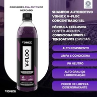 Kit Completo Vonixx: V-Floc, Intense, Tok Final, Pretinho e Acessórios para Detalhamento Automotivo Profissional - imagem 4