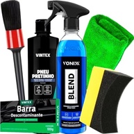 Kit Completo Vonixx & Karbox: Pneu Pretinho, Detalhamento e Proteção 500ml - imagem 2