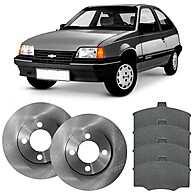 Pastilha e Disco Freio Kadett 1.8 (89-96): Kit Completo - imagem 2