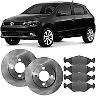 Pastilha e Disco Freio Gol G5: Kit Completo! - imagem 2