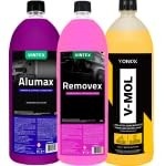 Kit Completo Limpeza Automotiva: Desengraxante Alumax, Removex e Shampoo V-Mol Vonixx 1,5L - imagem 1