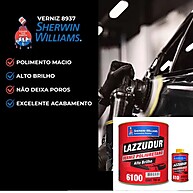 Tinta Automotiva Prata Polaris + Verniz 6100 PU – Kit Completo - imagem 2