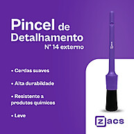 Pincéis Detalhamento Automotivo Zacs: Kit Completo! - imagem 2