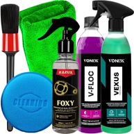 Kit Completo Limpeza Motor e Corrente de Moto Vonixx Foxy Razux - Brilho e Proteção - imagem 1