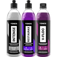 Kit Completo Vonixx: Shampoo V-Floc pH Neutro, Revitalizador Intense e Restaurax Externo - imagem 2