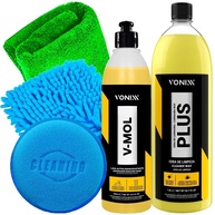 Kit Completo Vonixx V-Mol 500ml e Carnaúba Plus 1,5l com Acessórios Karbox para Detalhamento Automotivo - imagem 1