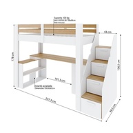 Cama Alta Multifuncional Star Plus: O Quarto Completo! - imagem 2