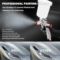 RRJ Pistola de Pulverização LVLP R500 Premium - Kit Completo com Bicos e Regulador para Pintura Automotiva e DIY - imagem 5