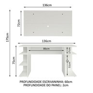 Mesa Gamer e Painel TV 50" Madesa: Seu Setup Completo! - imagem 2