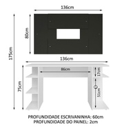Mesa Gamer Madesa + Painel TV: Seu Setup Completo! - imagem 2