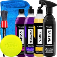 Kit Completo Vonixx: Native Spray, V-Mol, Restaurax, V-Floc + Acessórios Karbox para Detalhamento Automotivo - imagem 2