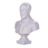 Busto de Tchaikovsky em Mármore Branco - 20 cm | Escultura de Compositor Russo - imagem 5