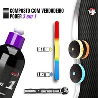 Composto Polidor Automotivo 3 em 1 - Corte, Refino e Lustro Profundo - imagem 4