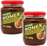 Kit 2 Mel Composto com Extrato de Própolis Penemonex Pronatu 300g Pmonex - imagem 2