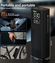 Compressor de Ar Portátil BBD: Inflador Digital 160 PSI para Carros, Bikes e Mais | Luz LED e Carregamento Tipo C - imagem 3