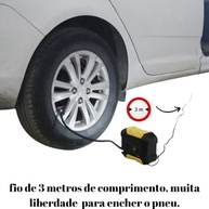 Compressor de Ar Digital Portátil 12V com LED: Inflador Rápido e Inteligente para seu Carro - imagem 5
