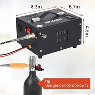 Compressor PCP 4500PSI 12V/110V/220V Portátil - Inflador Airgun, Paintball e Cilindros de Mergulho - imagem 3