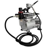 Kit Aerógrafo Profissional com Compressor Ação Dupla 0.3mm - Arte, Confeitaria, Bronzeamento e Mais! - imagem 4