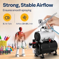 VIVOHOME Compressor de Aerógrafo Profissional 1/5 HP: Tatuagem, Maquiagem, Bolos e Mais! - imagem 3