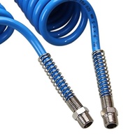 Mangueira Espiral PU 10m para Compressor 1/4" - Azul Resistente e Flexível - imagem 4