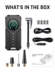 Bomba de Ar Compressor Inteligente Sem Fio: Inflar Pneus com Tecnologia e Praticidade! - imagem 4