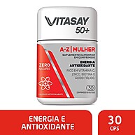 Vitasay50+ A-Z Mulher: Energia e Antioxidantes em 30 Comprimidos - imagem 2