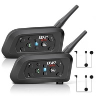 Intercomunicador EJEAS V6 Pro Bluetooth 1200m - Comunicação Cristalina para Motociclistas (2 Unidades) - imagem 2