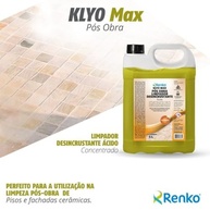 Klyo Max Limpador Desincrustante Ácido Pós Obra Renko 5L - Concentrado com Diluição 1:10 - imagem 5
