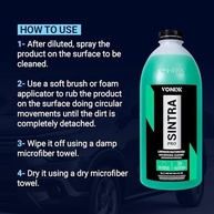 Vonixx Sintra Pro 3L: Limpador Bactericida Ultra Concentrado para Interior Automotivo - imagem 4