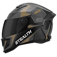 Capacete Fechado Pro Tork Stealth Concept Cinza Dourado - Segurança e Estilo para Você! - imagem 2