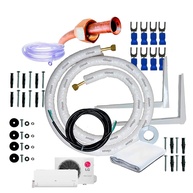 Kit de Instalação Completo com Suporte para Condensadora LG 9000 BTUs Dual Inverter Voice - 3 Metros - imagem 1