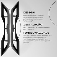 Difusor de Ar Direcionador para Ar-Condicionado Volkswagen UP – Controle Total da Ventilação - imagem 4