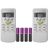 Kit 2 Controle Remoto Compatível Ar Condicionado York Komeco Rheem - imagem 1