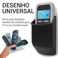 Suporte de Parede Universal para Controle Remoto de Ar Condicionado, TV e Outros Dispositivos - imagem 4